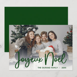 Festividades Cartão de Férias de Foto Joyeux Noel