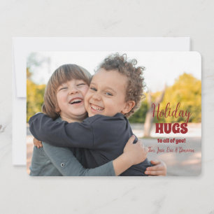 Festividades Cartão de Férias de Hugs Feriados