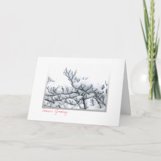 Festividades cartão de férias de inverno de Michigan