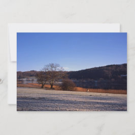 Festividades Cartão de Férias de Inverno para Água Esthwiate