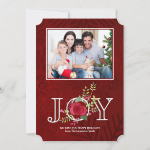 Festividades Cartão de Férias de Joy Feriado