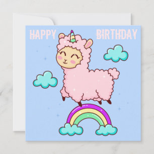 Festividades Cartão de Férias de Lhama