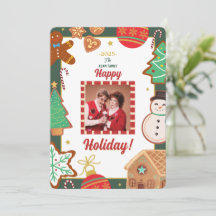 Cartão de Férias de Natal