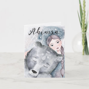 Festividades Cartão de Férias de Natal Ahimsa