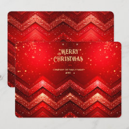 Festividades Cartão de Férias de Natal com Brilho Decorativo Ve