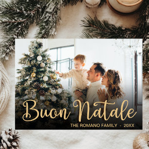 Festividades Cartão de Férias de Natal com Foto Moderna