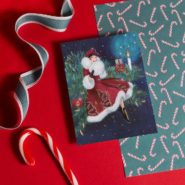 Festividades Cartão de Férias de Natal da Deco de Arte Retron V