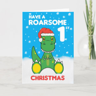 Festividades Cartão de Férias de Natal de 1rua de Roarsome