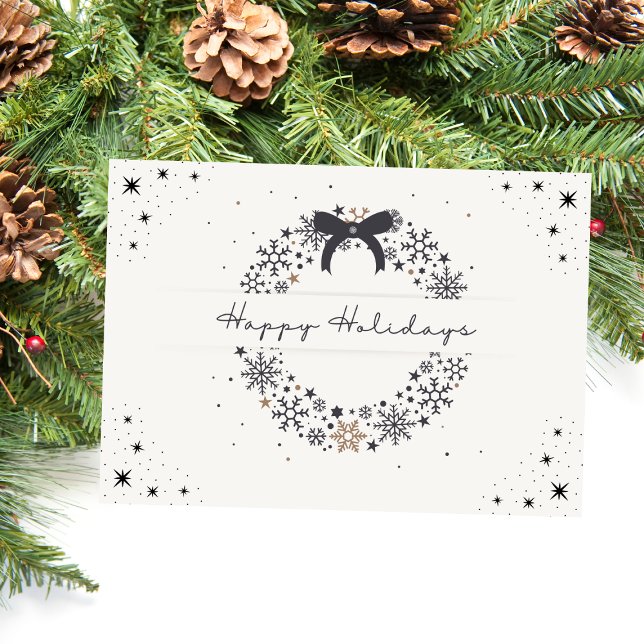 Festividades Cartão de Férias de Natal do Arco Elegante (Criador carregado)