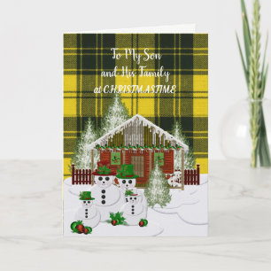 Festividades Cartão de Férias de Natal do MacLachlan Dress Tart