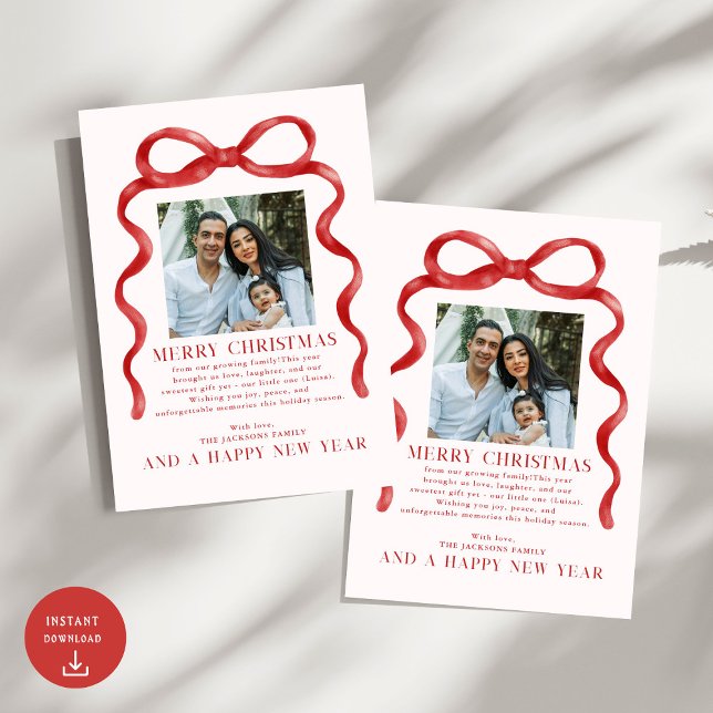 Festividades Cartão de Férias de Natal Feliz do Arco Vermelho M (Criador carregado)