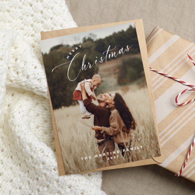 Festividades Cartão de Férias de Natal Feliz para Chic (Criador carregado)