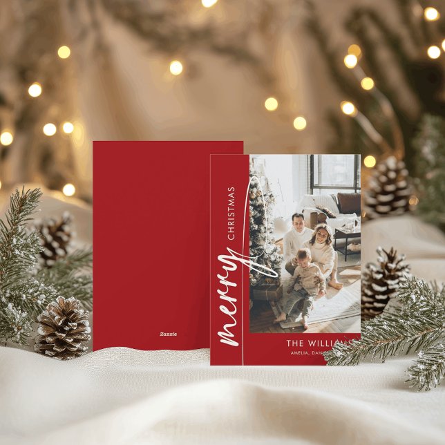 Festividades Cartão de Férias de Natal Feliz para o Modern Boho (Criador carregado)