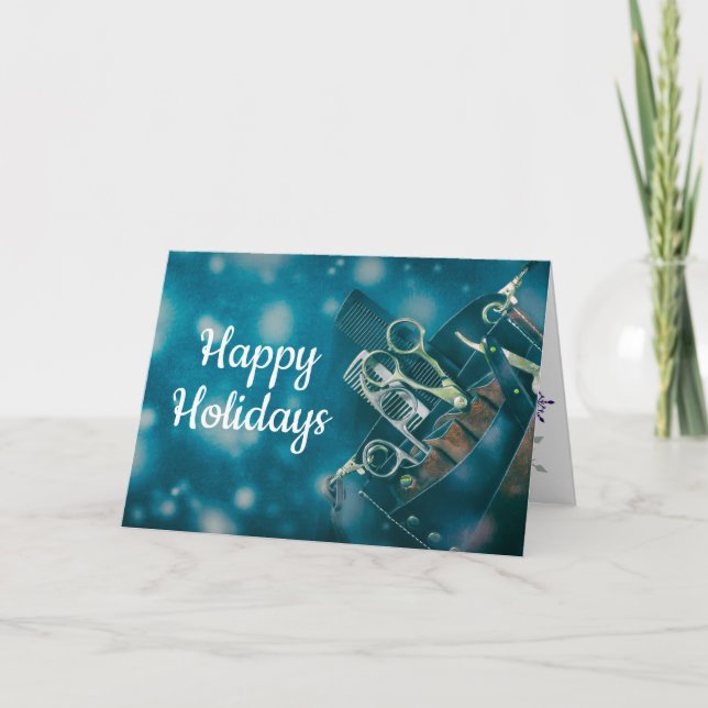 Festividades Cartão de Férias de Natal/Feriado de Salão ou spa (Frente)