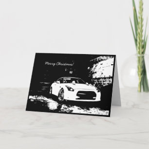 Festividades Cartão de Férias de Natal GTR Skyline