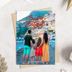 Festividades Cartão de Férias de Natal Italiano Buon Natale