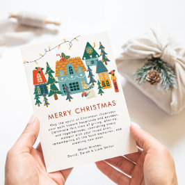 Festividades Cartão de Férias de Natal Merry