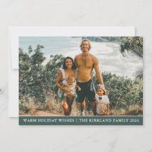 Cartão de Férias de Natal Moderno