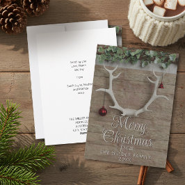 Festividades Cartão de Férias de Natal Não Fotográfico para Dee