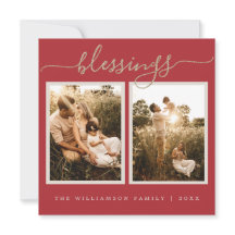 Cartão de Férias de Natal Rustic Berries