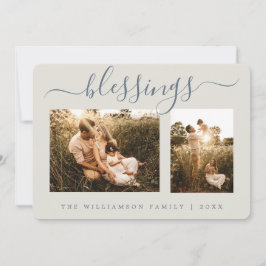 Festividades Cartão de Férias de Natal Rustic Berries