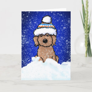 Festividades Cartão de Férias de Outono de Inverno Doodle