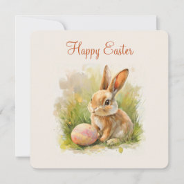 Festividades Cartão de Férias de Páscoa Plano Feliz