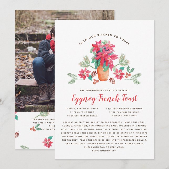 Festividades Cartão de Férias de Vovó de Natal Favorito (Frente/Verso)