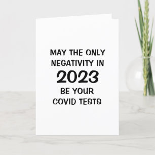 Festividades Cartão de Férias do Ano Novo 2023 engraçado