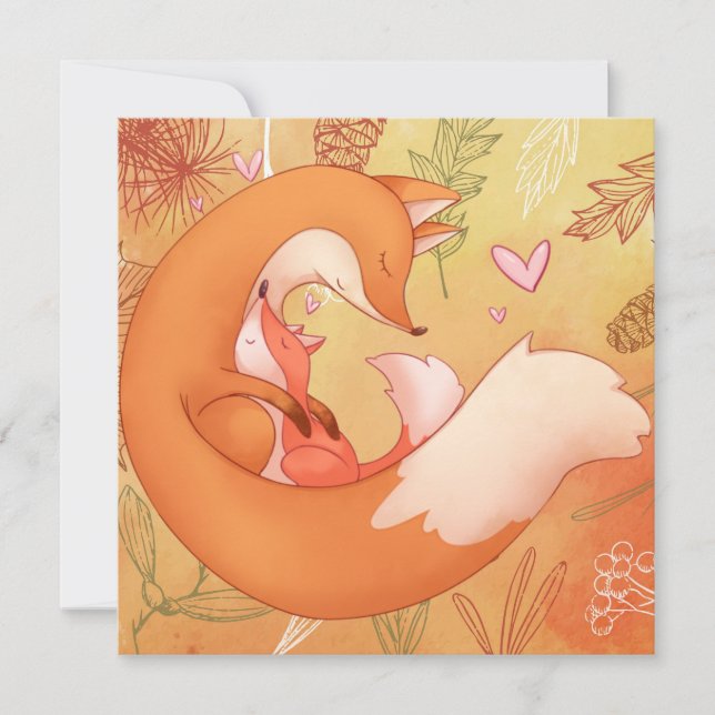 Festividades Cartão de Férias do dia de as mães (Frente)