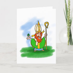 Festividades Cartão de Férias do Dia de Patrick