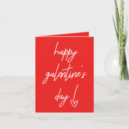 Festividades Cartão de Férias do Dia dos Namorados Galentine Fe
