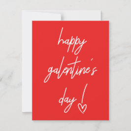 Festividades Cartão de Férias do Dia dos Namorados Galentines F