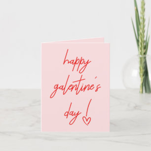 Festividades Cartão de Férias do Galentine's Dia dos Namorados