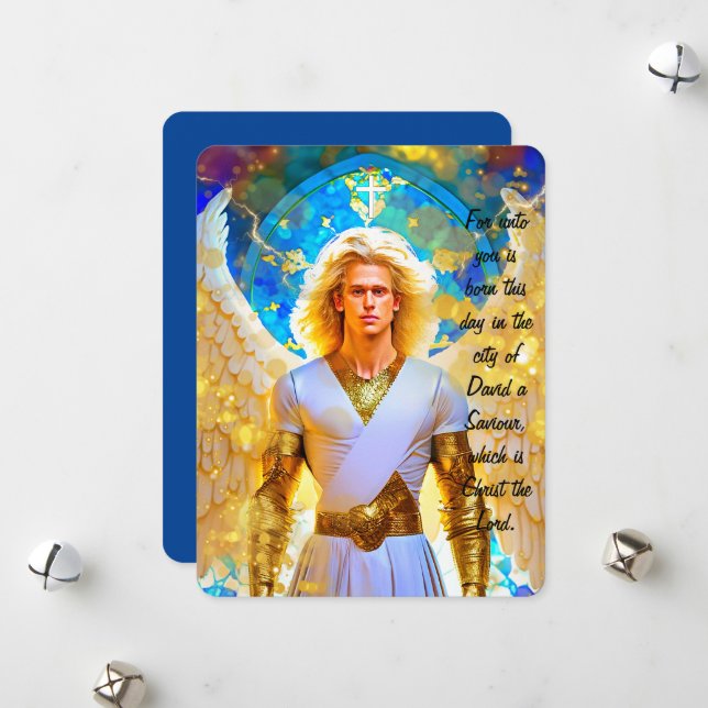 Festividades Cartão de Férias do Mensageiro Natal (Frente/Verso In Situ)