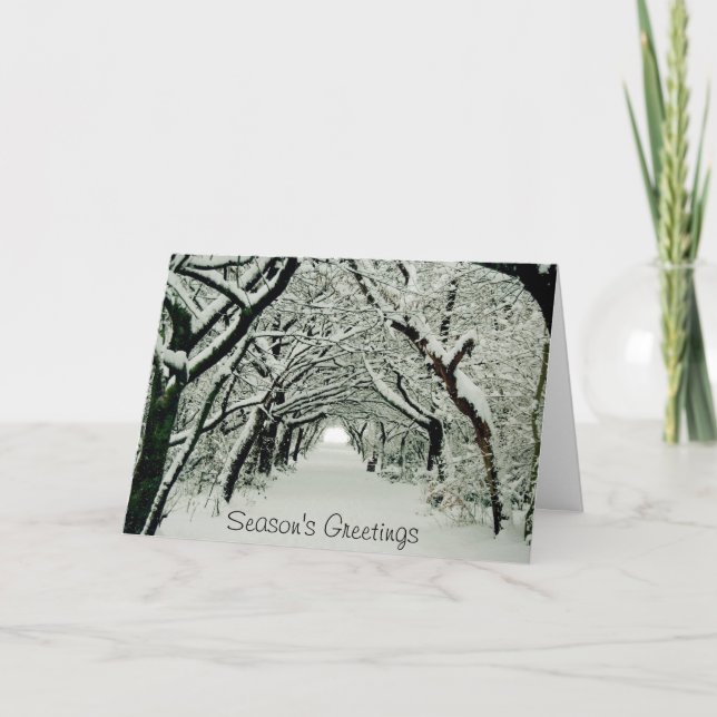 Festividades Cartão de Férias do Parque Heaton (Frente)