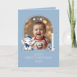 Festividades Cartão de Férias do Primeiro Natal para Bebês*