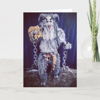 Festividades Cartão de Férias Doblado do PNW Krampus