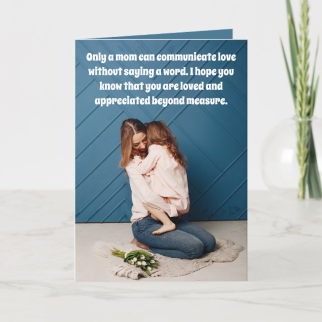 Festividades Cartão de Férias Dobrado com Mensagem Sincera do D (Frente)