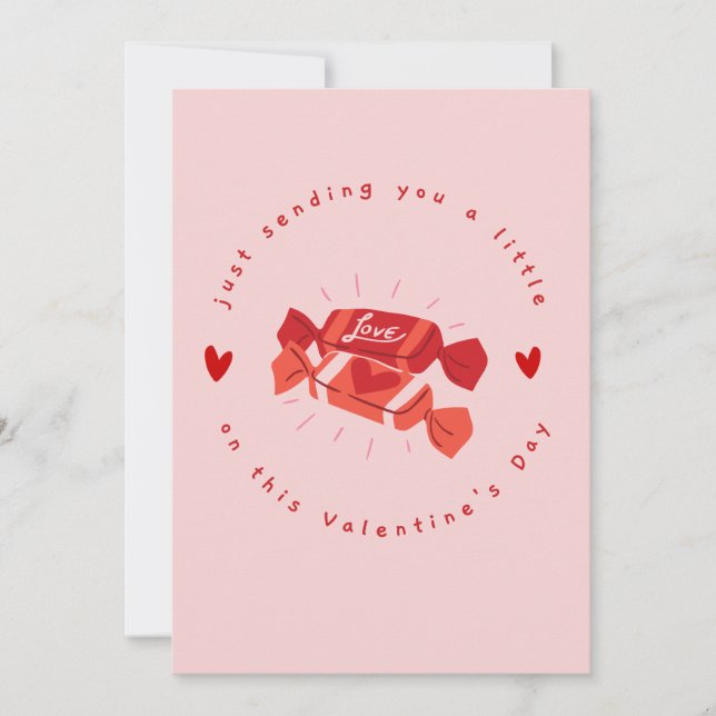 Festividades Cartão de Férias Enviando Amor (Frente)