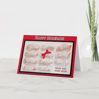 Festividades Cartão de Férias Feliz