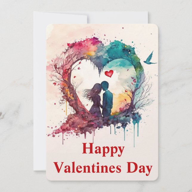 Festividades Cartão de Férias Feliz Dia dos Namorados (Frente)