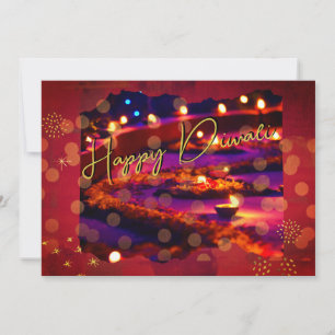 Festividades Cartão de Férias Feliz Diwali