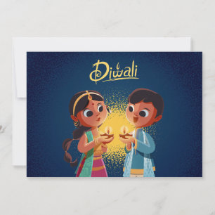 Festividades Cartão de Férias Feliz Diwali
