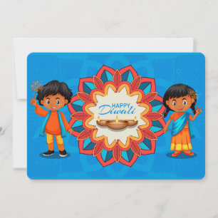 Festividades Cartão de Férias Feliz Diwali