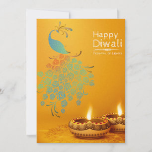 Festividades Cartão de Férias Feliz Diwali