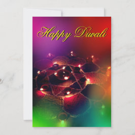 Festividades Cartão de Férias Feliz Diwali