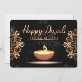 Festividades Cartão de Férias Feliz Diwali