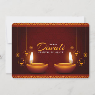 Festividades Cartão de Férias Feliz Diwali