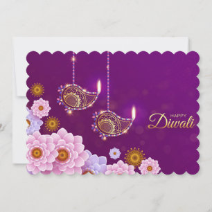 Festividades Cartão de Férias Feliz Diwali